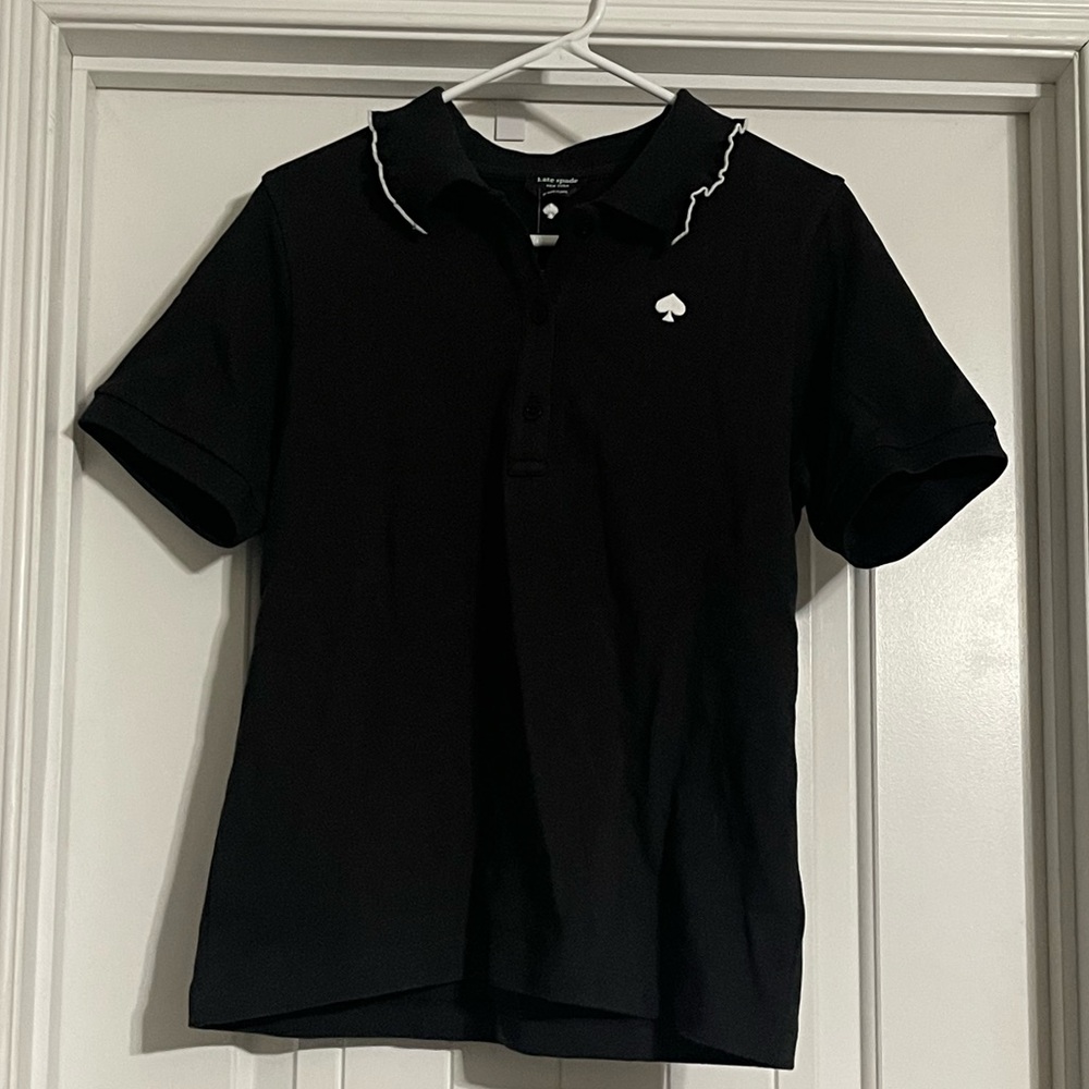 Kate Spade Ruffle Logo Polo ♠️
